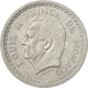 Monnaie, Monaco, Louis II, Franc, 1943, Poissy, TTB, Aluminium, Gadoury:131 - 1922-1949 Louis II