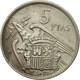 Monnaie, Espagne, Caudillo And Regent, 5 Pesetas, 1972, TB, Copper-nickel - 5 Pesetas