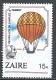 Zaire 1984. Scott #1161 (MNH) Charles &amp; Robert 1783, Montgolfiere - Neufs