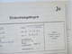 Dokument Bewerbungsbogen Des Arbeitsamtes JU. 3. Reich 1930er Jahre Stuttgart Rv.-Ju 52000 - Documents Historiques