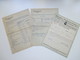 Dokument 1917 / 18 Und 1921 Münchner Buchgewerbehaus M. Müller & Sohn Auflistung über Heizungsmehrkosten - Documents Historiques