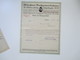 Dokument 1917 / 18 Und 1921 Münchner Buchgewerbehaus M. Müller & Sohn Auflistung über Heizungsmehrkosten - Documents Historiques