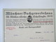 Dokument 1917 / 18 Und 1921 Münchner Buchgewerbehaus M. Müller & Sohn Auflistung über Heizungsmehrkosten - Documents Historiques