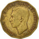 Monnaie, Grande-Bretagne, George VI, 3 Pence, 1943, TB+, Nickel-brass, KM:849 - F. 3 Pence