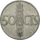 Monnaie, Espagne, Francisco Franco, Caudillo, 50 Centimos, 1968, TB, Aluminium - 50 Centiem
