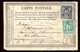 Carte Précurseur ( Pli Central ) De Saint Etienne Pour La Suisse En 1878 - Precursor Cards
