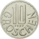 Monnaie, Autriche, 10 Groschen, 1987, Vienna, SPL, Aluminium, KM:2878 - Autriche