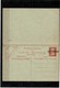 CARTE POSTALE AVEC REPONSE PAYEE PASTEUR 60c+60c SURCH. SPECIMEN STORCH PAS F2 - Specimen