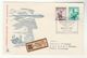 1959 First FLIGHT COVER Austria To TURKEY Vienna To Ankara  SAS CARAVELLE Aviation Mosque , Stamps - Airplanes