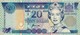 FIJI 20 DOLLARS ND 1996 UNC PREFIX AA P-99b (free Shipping Via Registered Air Mail) - Fidji