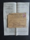 MARCOPHILE LETTRE AUTOGRAPHE, MESSAGERIES COLONIALES ET INTERNATIONALES  MARSEILLE SERVICE SPECIAUX  BAGAGES (clas) 3 - Storia Postale