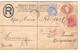 2312/ GB Registered Letter (PSL) Uprated Newport 1905 Via London To Kiel Germany - Entiers Postaux