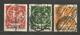 DR   - Mi 135 - 136 - 137   - D 2601 - Used Stamps