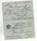 1893 MONTENEGRO  To BOSNIA Via VIENNA COMPLETE 3+3 REPLY POSTAL  STATIONERY CARD To Stamps Cover Austria - Montenegro