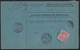 DR Paketkarte Mif Minr.3x 41, 44 Frankfurt 16.6.86 Gel. In Schweiz - Briefe U. Dokumente