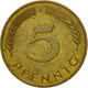 République Fédérale Allemande, 5 Pfennig, 1984, Hambourg, TB+, Brass Clad - 5 Pfennig