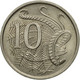 Australie, Elizabeth II, 10 Cents, 1966, TTB+, Copper-nickel, KM:65 - 10 Cents