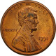 États-Unis, Lincoln Cent, Cent, 1991, U.S. Mint, Philadelphie, TTB+, Copper - 1909-1958: Lincoln, Wheat Ears Reverse