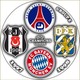 Pin Champions League 1997-1998 Group E Paris Saint-Germain Bayern Munchen Besiktas IFK Goteborg - Fussball