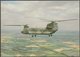 Boeing-Vertol Chinook HC.1 ZA670/BS - Charles Skilton Postcard - Helicopters