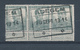 060/27 - Invasion Allemande - RARE Bande De 3 TP Pellens Cachet De Gare ADEGEM 20 Sept. 1914 - Lijn BRUGGE / GENT - 1912 Pellens