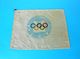 OLYMPIC GAMES 1952. OSLO - NORWAY Original Vintage Beautifull Silk Pennant * Jeux Olympiques Olympiad Olympia Olympiade - Uniformes Recordatorios & Misc