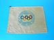 OLYMPIC GAMES 1952. OSLO - NORWAY Original Vintage Beautifull Silk Pennant * Jeux Olympiques Olympiad Olympia Olympiade - Apparel, Souvenirs & Other