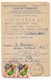 FRANCE - 2 Avis De Virement Affranchis 15F Blason D'Alger X2 - HENIN LIETARD (PdC) 1960 - Lettres & Documents