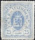 Armoires De L'Etat 1865, 25C Neuf, Outremer, Papier Fin, "3 Variétés Très Râres" Michel 2017: 20b (2scans) - 1859-1880 Armoiries