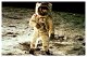 Apollo 11 On Moon Astonaught Ed Aldrin Walks On Surface - Space