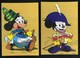 MICKEY MOUSE - DISNEY - TOPOLINO - MINNIE - MINNI - 2 CARTOLINE - Altri & Non Classificati