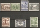 JAMAICA 1945 - 1946 NEW CONSTITUTION SET SG 134/140 UNMOUNTED MINT/ LIGHTLY MOUNTED MINT Cat £27 - Jamaica (...-1961)