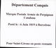 LETTRE DEPARTEMENTS  ESPAGNE PAR PERPIGNAN EMPIRE Armee De PERPIGNAN CATALOGNE ARIEGE SAINT GIRONS - 1792-1815: Départements Conquis