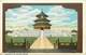 Pays Div : Ref M341- Chine - China -the Temple Of Heaven -/ Etat : Petit Pli Coin Bas Gauche De La Carte  - - Chine