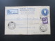 GB FPO Field Post Office 1959 - 1961 Forces Overseas Registered Letter Mit Zusatzfrankaturen! Prüfschein / Düsseldorf - Stamped Stationery, Airletters & Aerogrammes