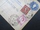 Delcampe - GB FPO Field Post Office 1959 - 1961 Forces Overseas Registered Letter Mit Zusatzfrankaturen! Prüfschein / Düsseldorf - Material Postal