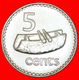 # DRUM: FIJI ★ 5 CENTS 2006 MINT LUSTER  TO BE PUBLISHED!  LOW START ★ NO RESERVE! - Fiji