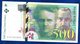 BILLET 500FR 1994 CURIE FRANCE - 500 F 1994-2000 ''Pierre Et Marie Curie''