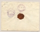 Suriname - 1907 - 20 Cent Hangend Haar En 5 Cent Cijfer Op Envelop G2 Aangetekend Van Paramaribo Naar Ancon / Panama - Suriname ... - 1975