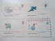 Delcampe - Russland / UDSSR Posten GA Karten / Umschläge Ca. 1970er Jahre  - 2001 Insgesamt 240 Stück Ungebraucht / SST Lagerposten - Colecciones