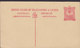 India, United State Of Travancore & Cochin Postal Stationery Ganzsache Entier 4 Pies Palm Tree Unused (2 Scans) - Travancore-Cochin