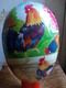 *OEUF DE PAQUES Géant GERMANY Papier Maché GRENOUILLE POULE CANARD  11cmx5cm *NESTLER GERMAN EASTER EGG Paper Mache - Eier