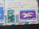 Mongolei / Mongolia Schöne Buntfrankatur / Motive Weltraum Ca. 1966. Luftpostbrief - Mongolei