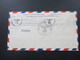 USA 1939 / 40 Flugpostmarke Transatlantikflug New York - Marseille. Air Mail. OKW Zensur. Geprüft - Covers & Documents