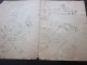 1944 Marseille Cahier D&rsquo;école Manuscrit D&rsquo;écolier Apprentissage écriture Porte Plume à Encre Dessins Au Cray - Autres & Non Classés