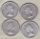 Canada 4 Pièces De 10 Cents En Argent, Elizabeth II - Canada