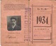 1934- Union Velocipédica Espagnola   - Licencia N°17 - Lettres & Documents