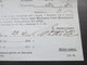 Dokument Deutsches Reich 1916 Mitteilung über Die Veranlagung Der Einkommensteuer Zur Kapitalsteuer / Steuerzettel - Documentos Históricos