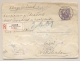 Nederland - 1909 - 17,5 Cent Bontkraag Op Commercial R-cover Met Aangegeven Waarde Van Arnhem Naar Amsterdam - Brieven En Documenten