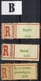 HUNGARY ROMANIA 1940 - 45  Northern Transylvania REGISTERED  LABEL  Letter A + B Place Names VF - Emissions Locales